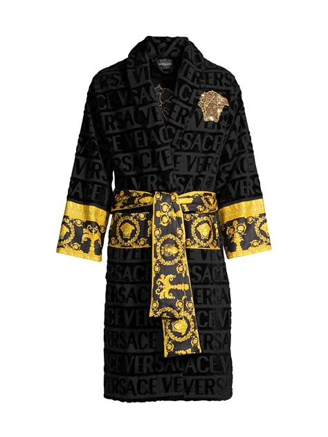 versace bathrobe men|versace robe men cheap.